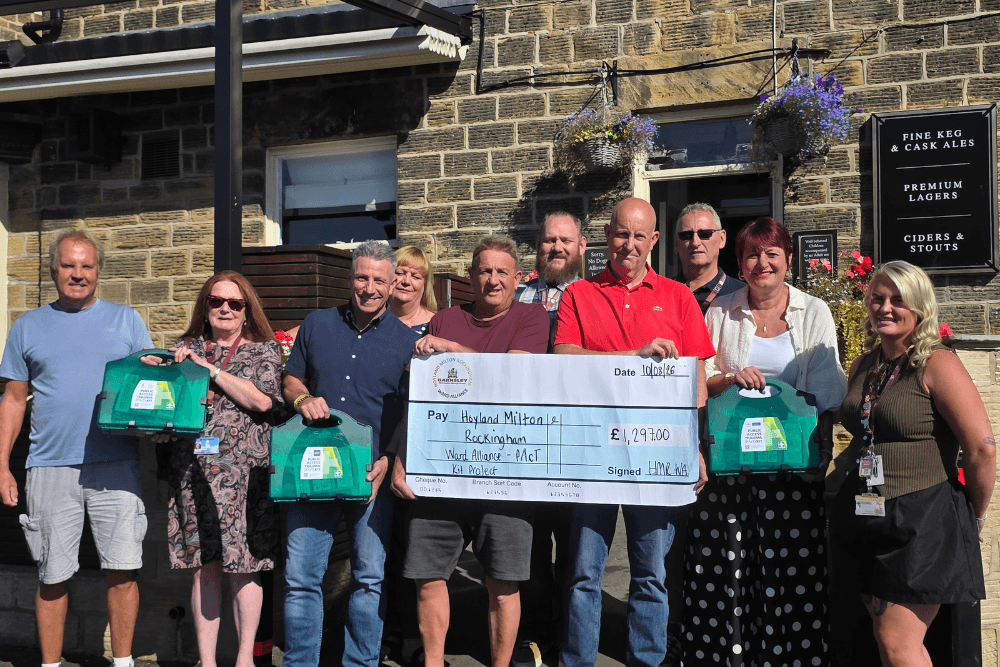 Hoyland Milton trauma kits installed at community venues — Barnsley news photo