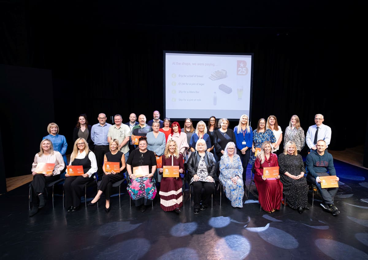 51 Barnsley Council Staff Honoured for 25 and 40 Years' Service — Barnsley news photo (Barnsley Council)