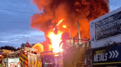 Firefighters tackle large Barnsley scrapyard blaze — Barnsley news photo