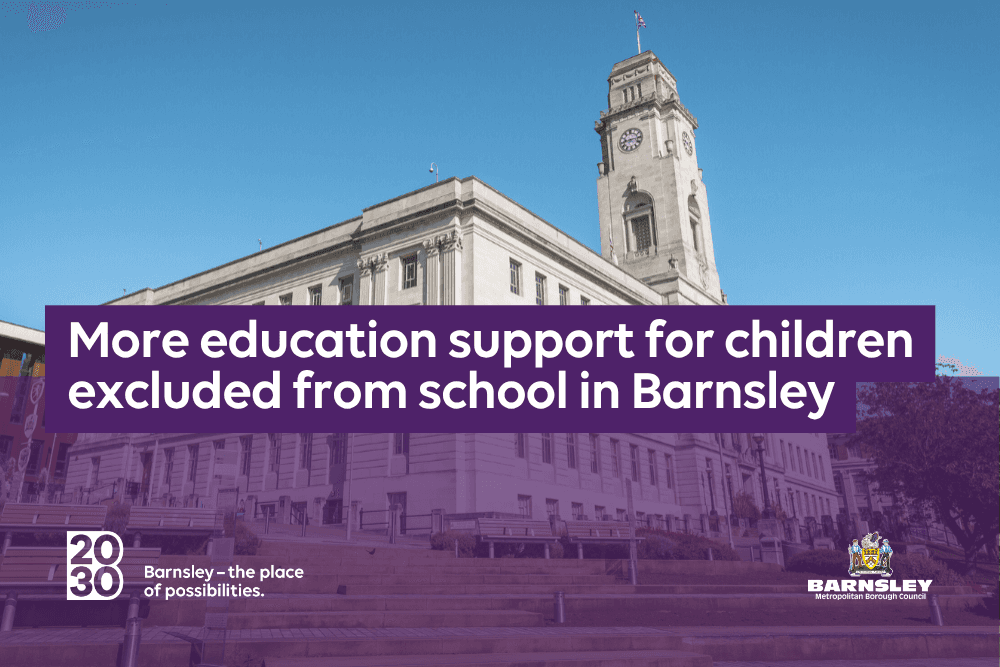More education support for children excluded from school in Barnsley — Barnsley news photo